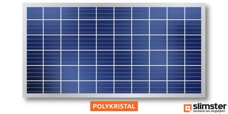 blauwe zonnepanelen